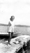 A018- Dorothy (Dot) Haydock and Jean Wilson at Camp